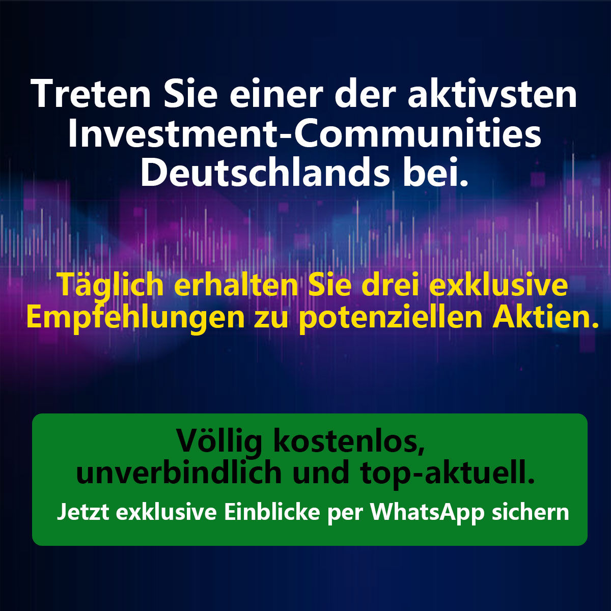 Jetzt per WhatsApp informieren lassen